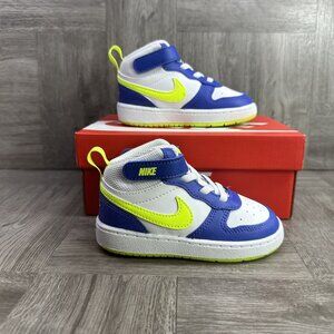Nike Court Borough Mid Toddler size 7c Multicolored Shoes